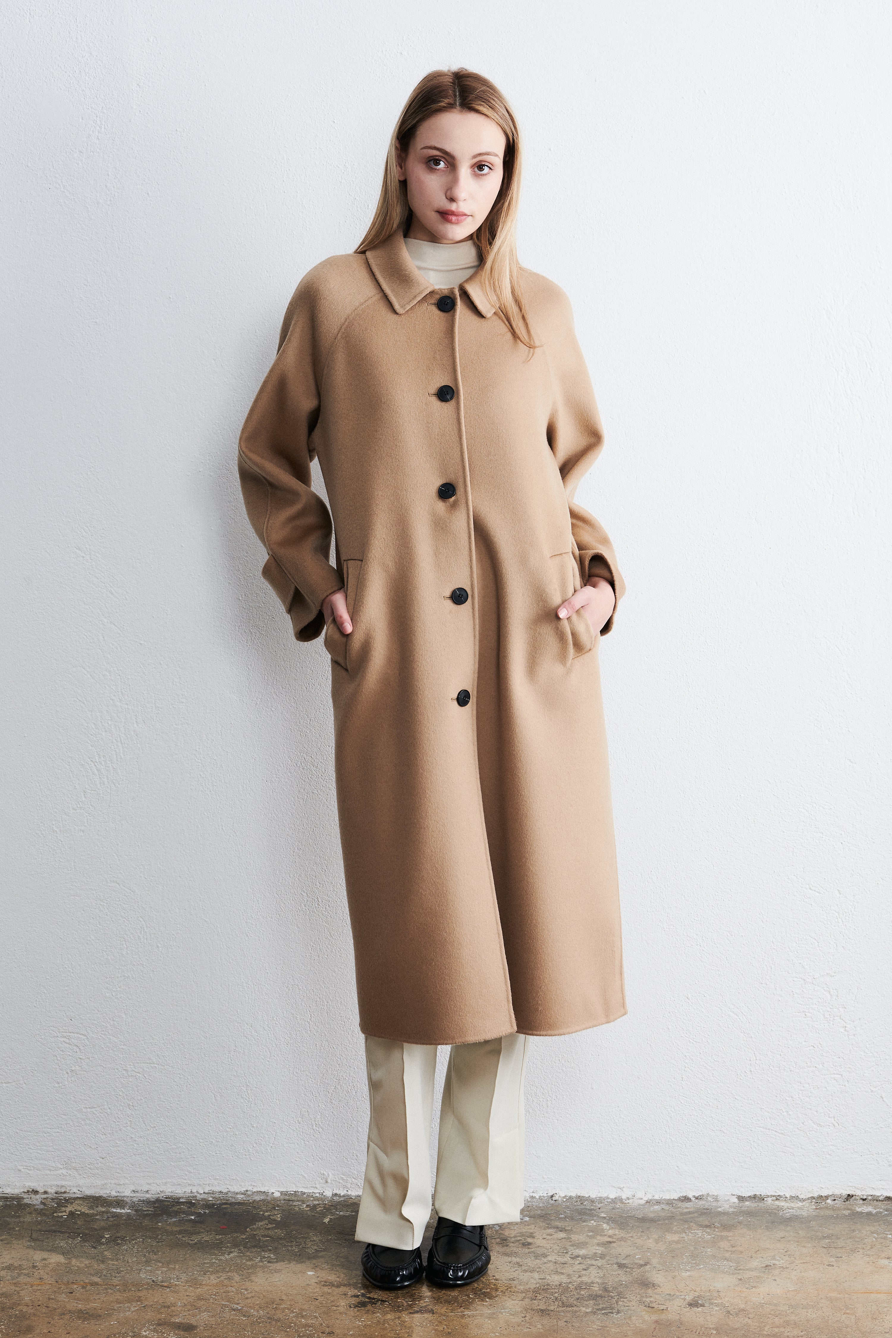 Boston Single Breasted Coat Desert