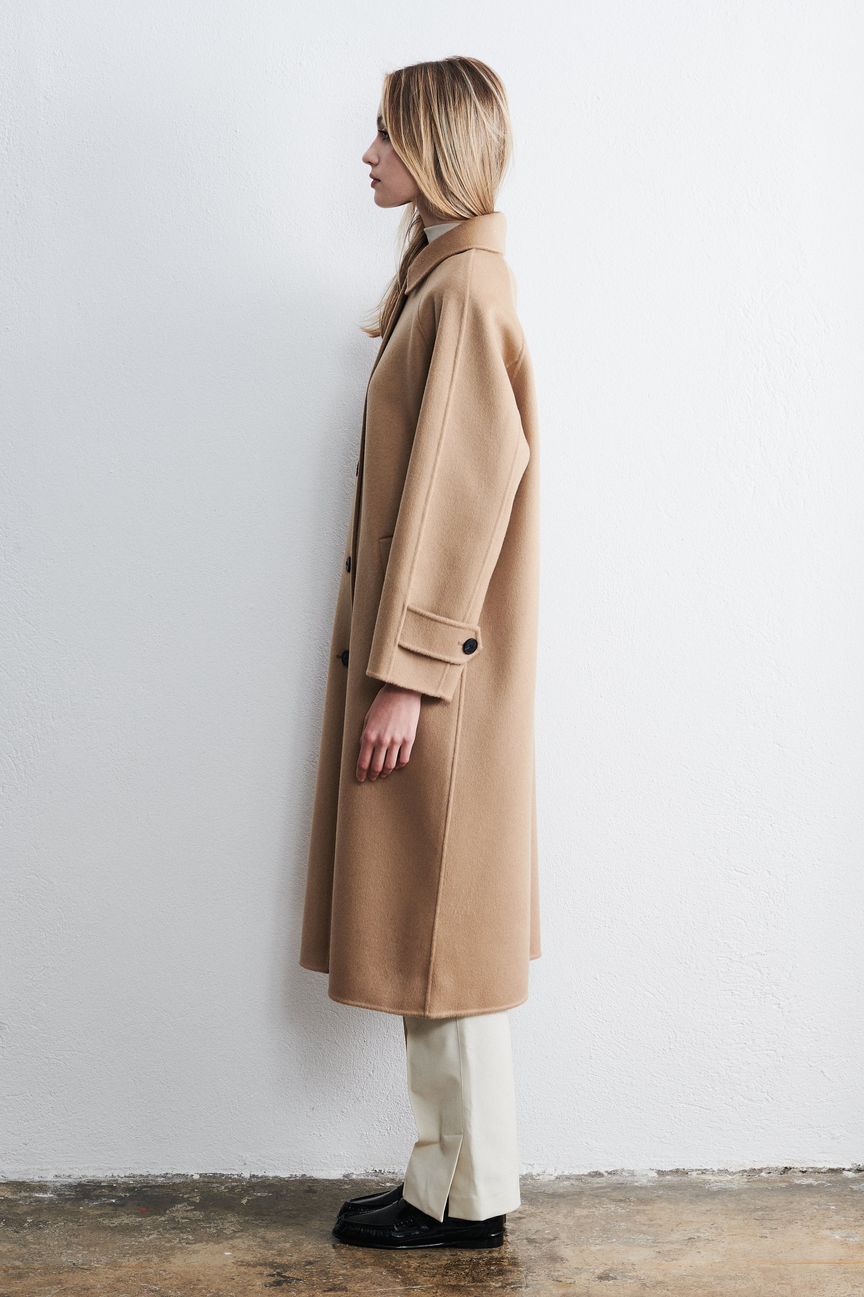 Boston Single Breasted Coat Desert