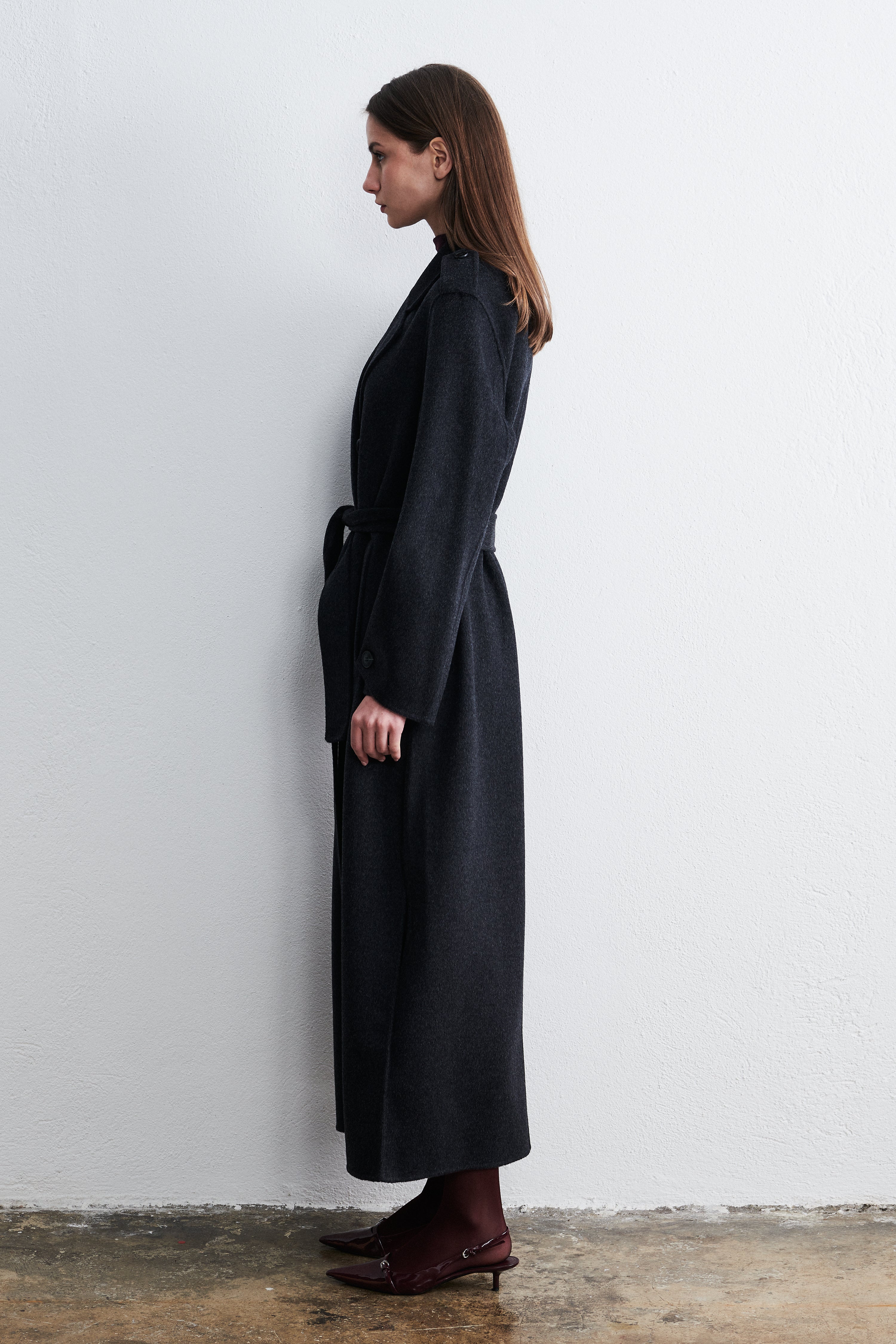 New York Long Trenchcoat Smoke