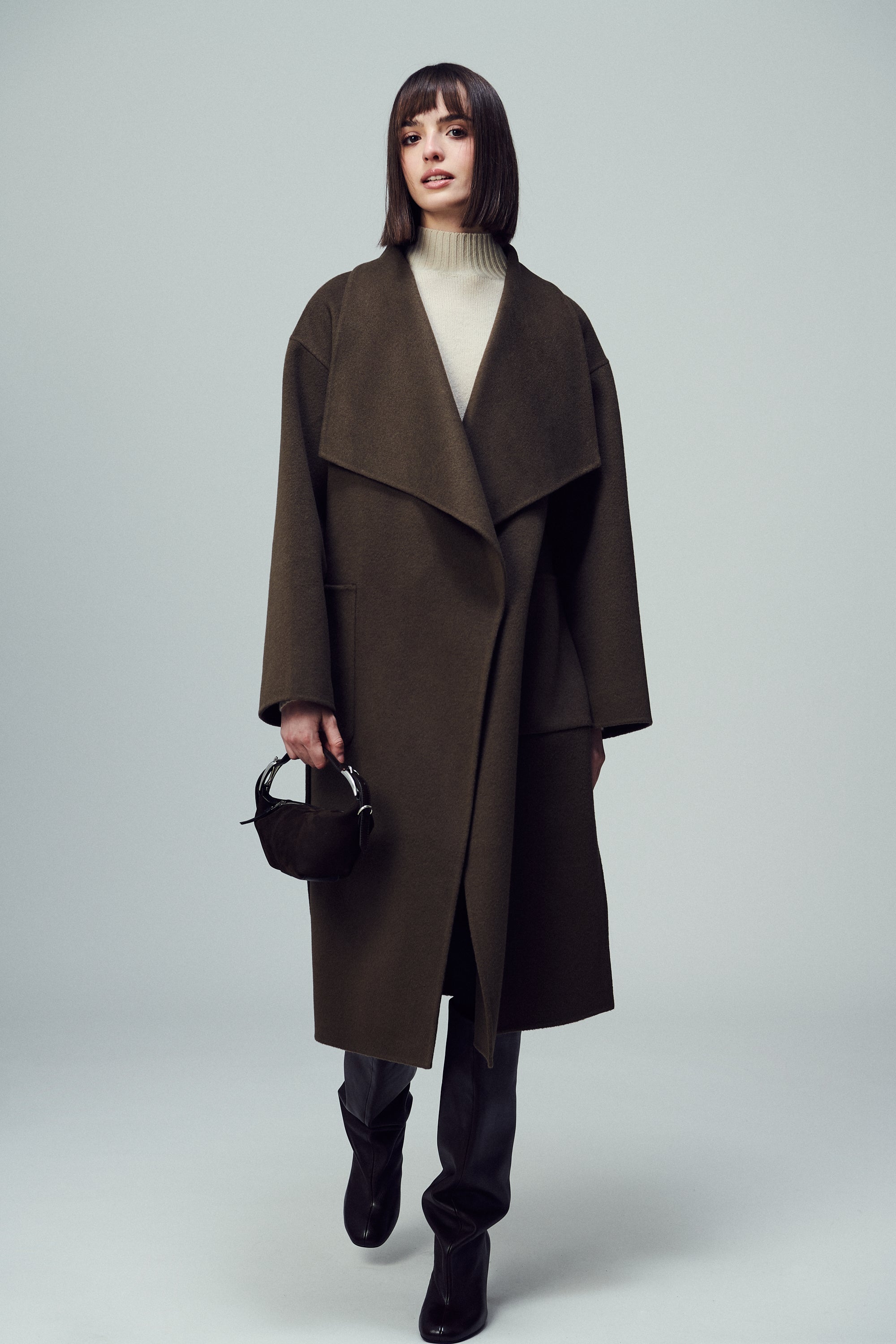 Helsinki Envelope Coat Mink