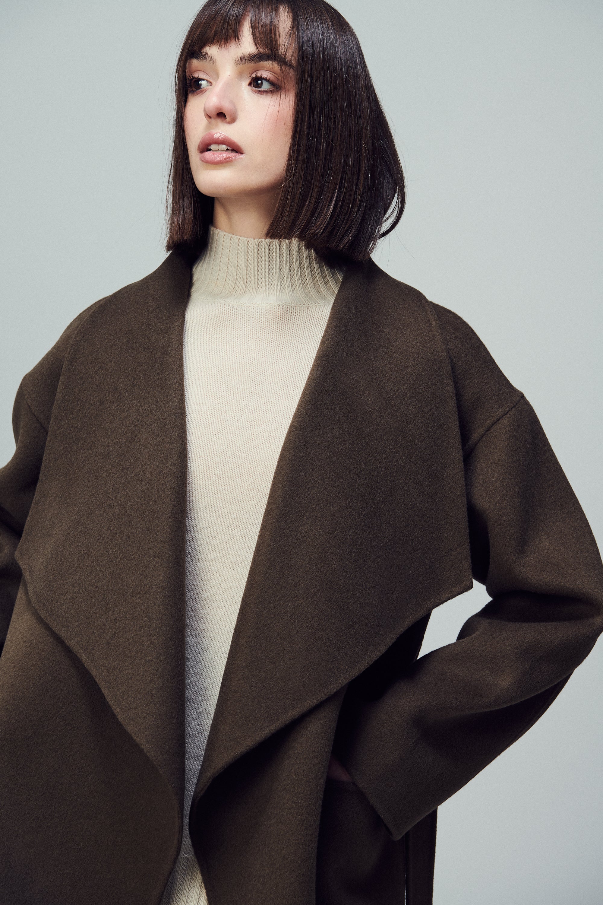 Helsinki Envelope Coat Mink