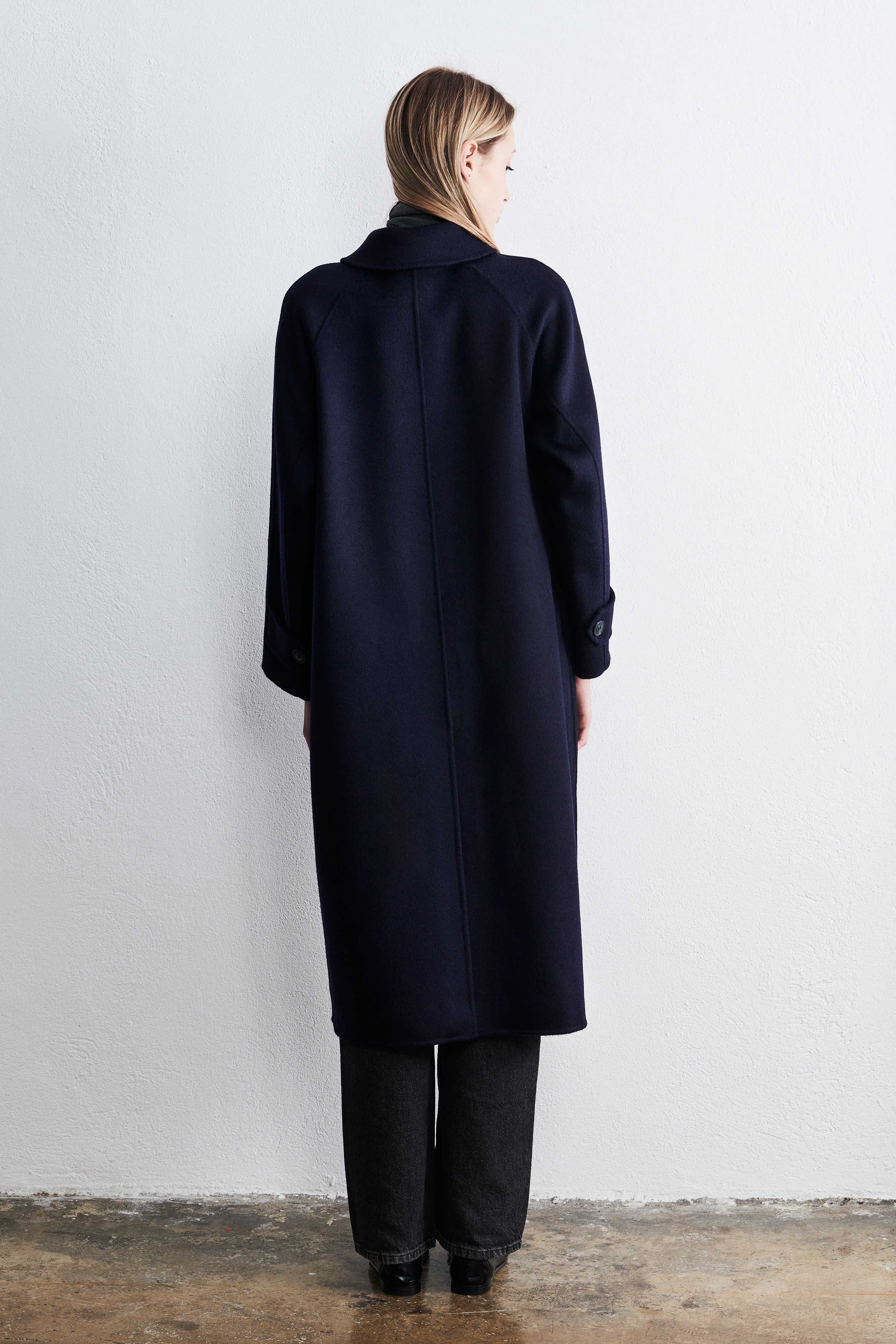 Boston Single Breasted Coat Midnight