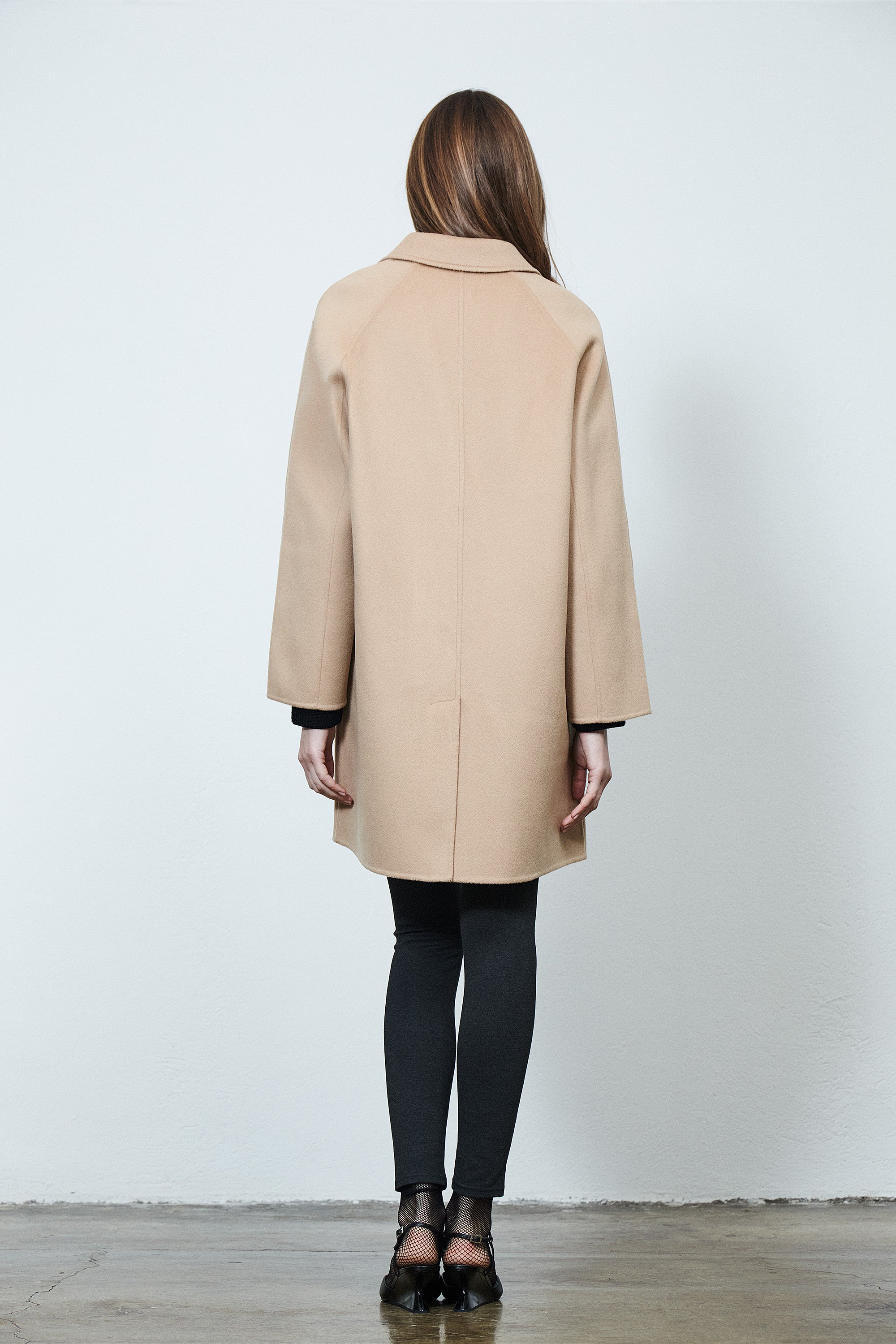 Oxford Single Breasted Coat Desert