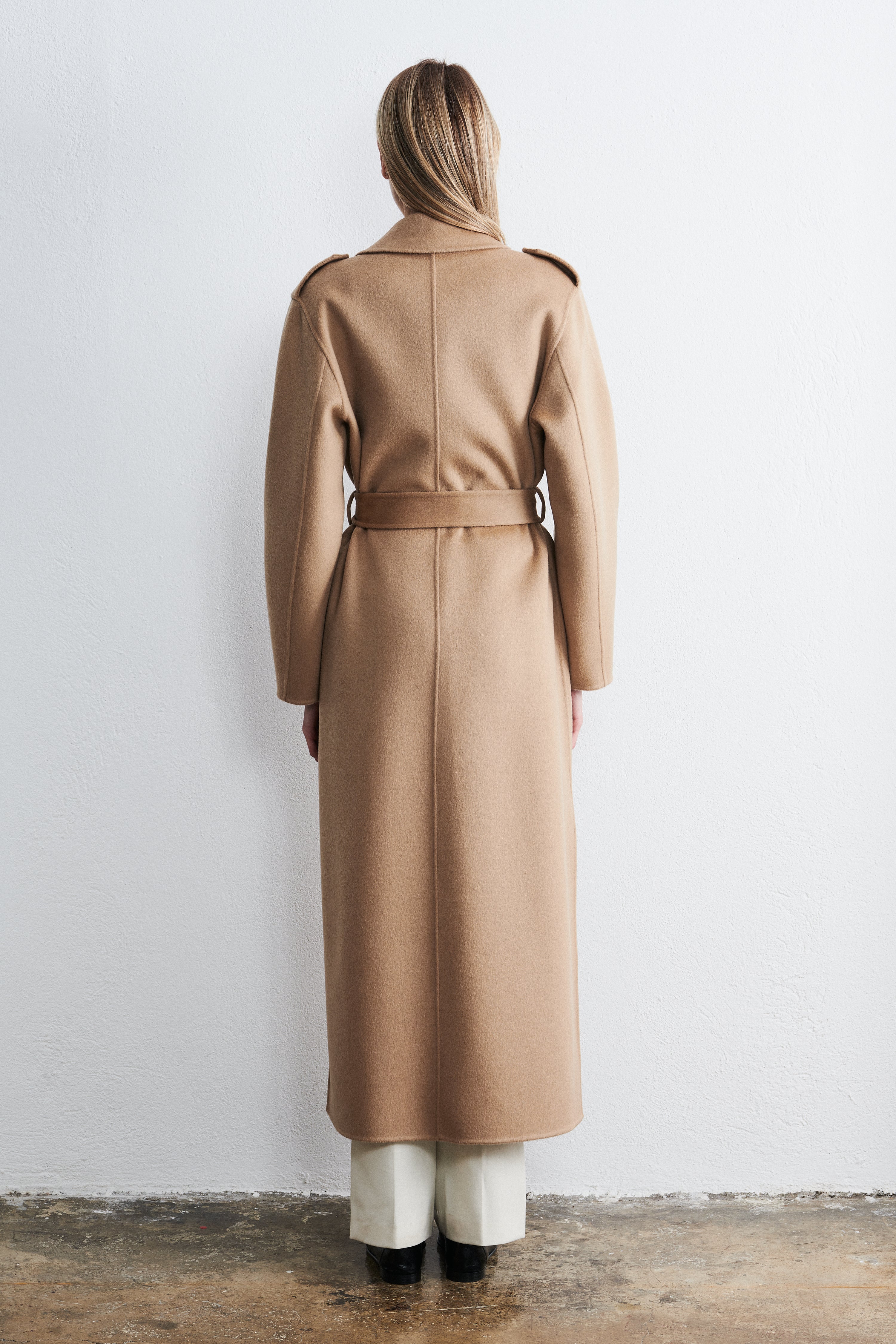 New York Long Trenchcoat Desert