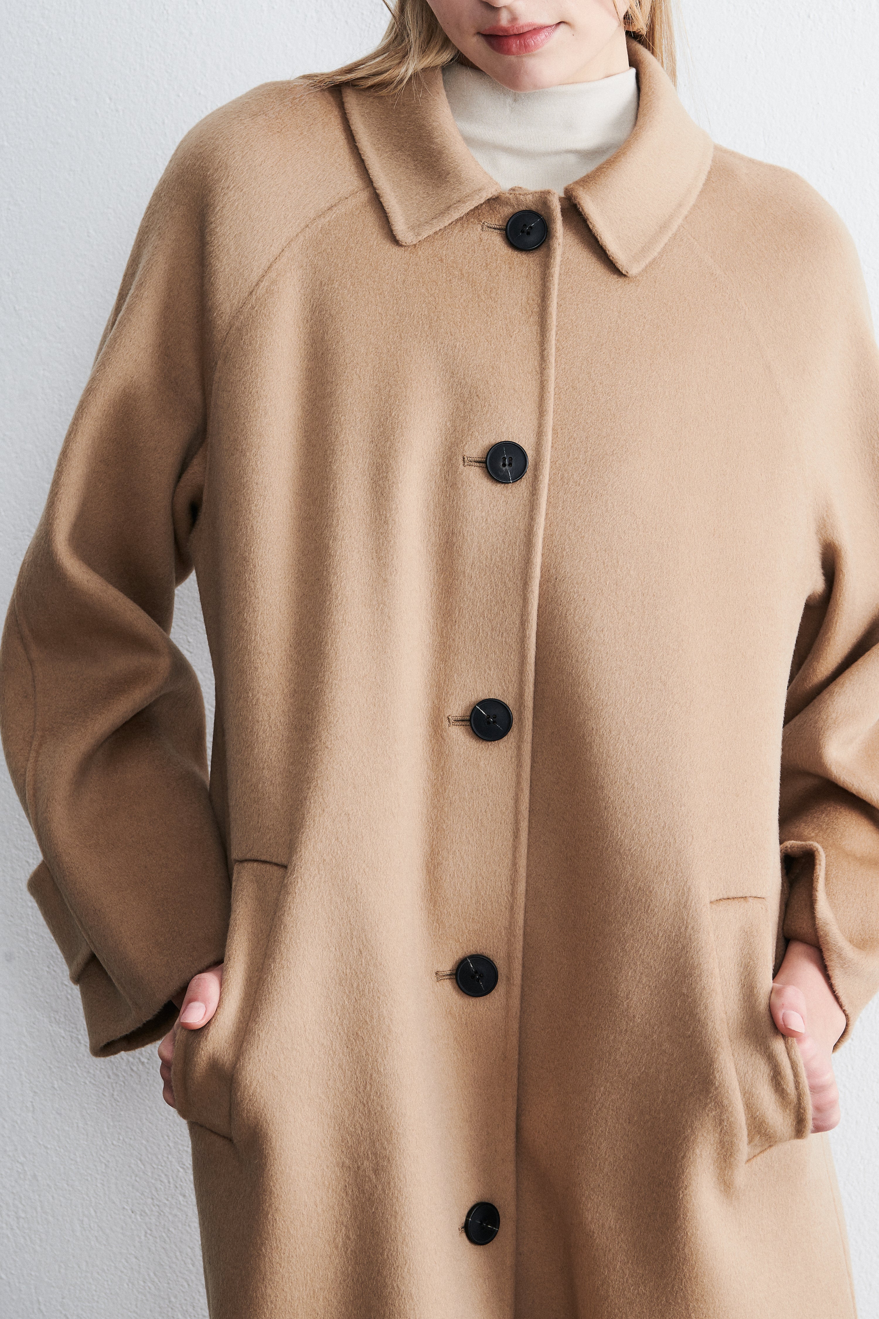 Boston Single Breasted Coat Desert