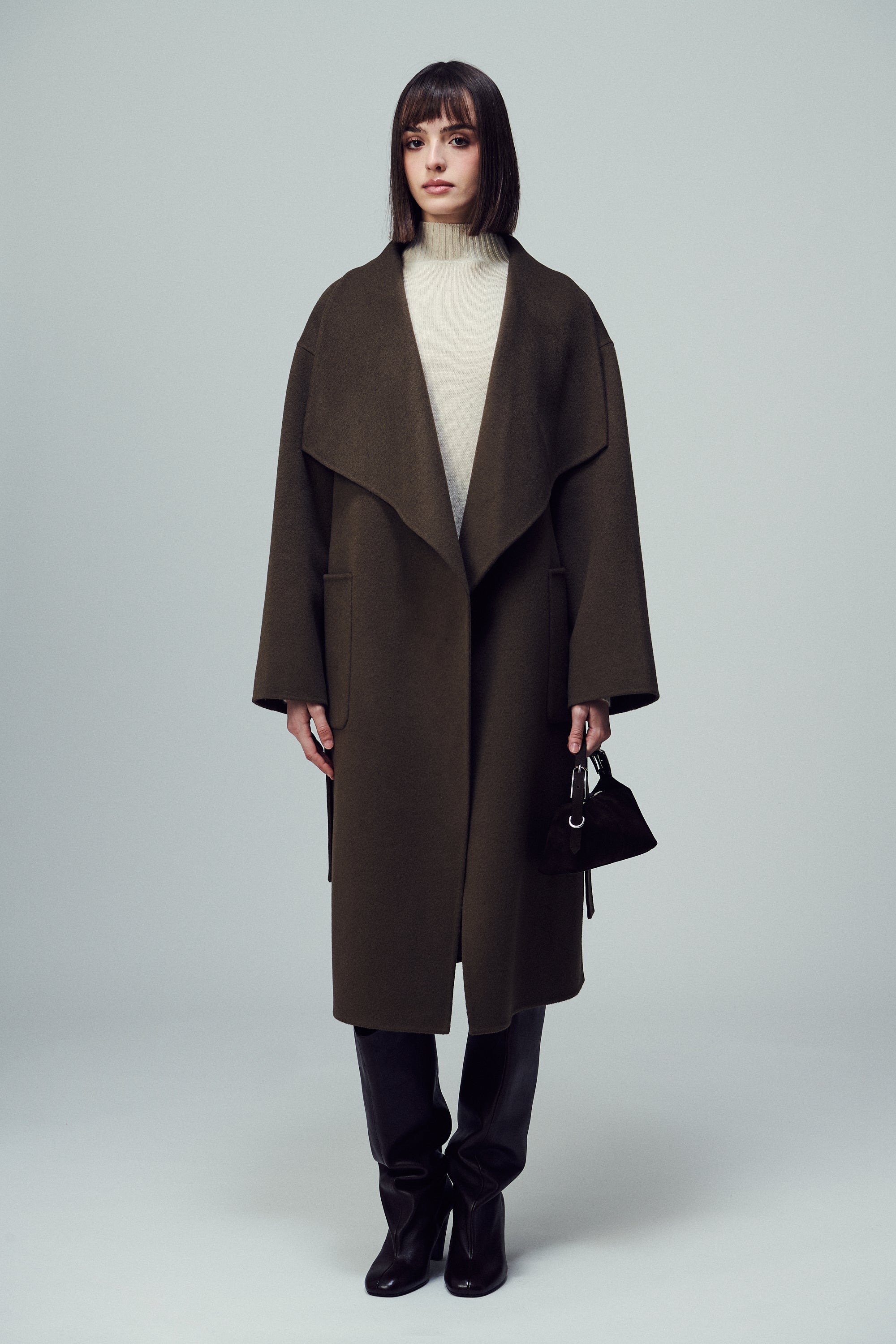 Helsinki Envelope Coat Mink