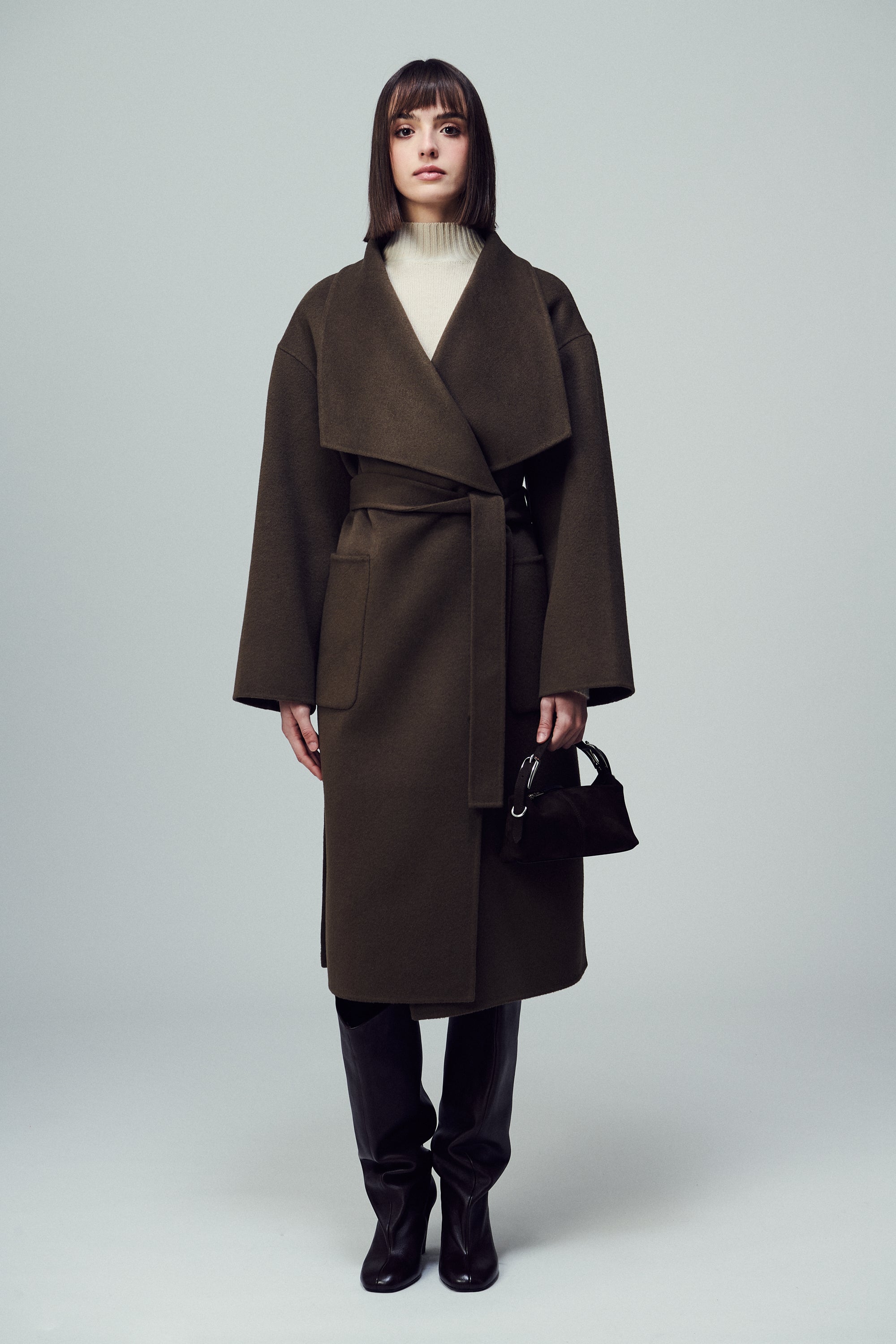 Helsinki Envelope Coat Mink