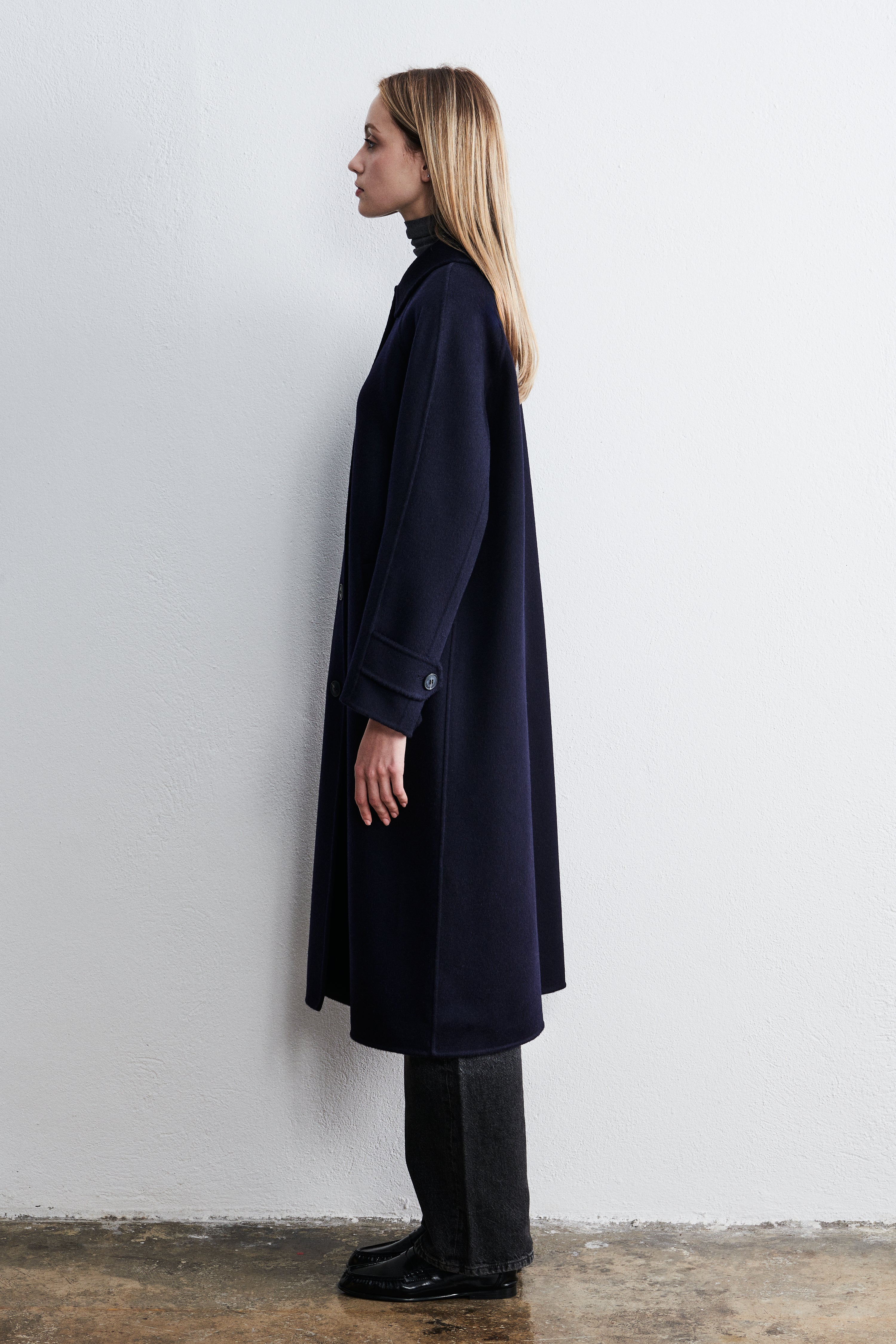 Boston Single Breasted Coat Midnight