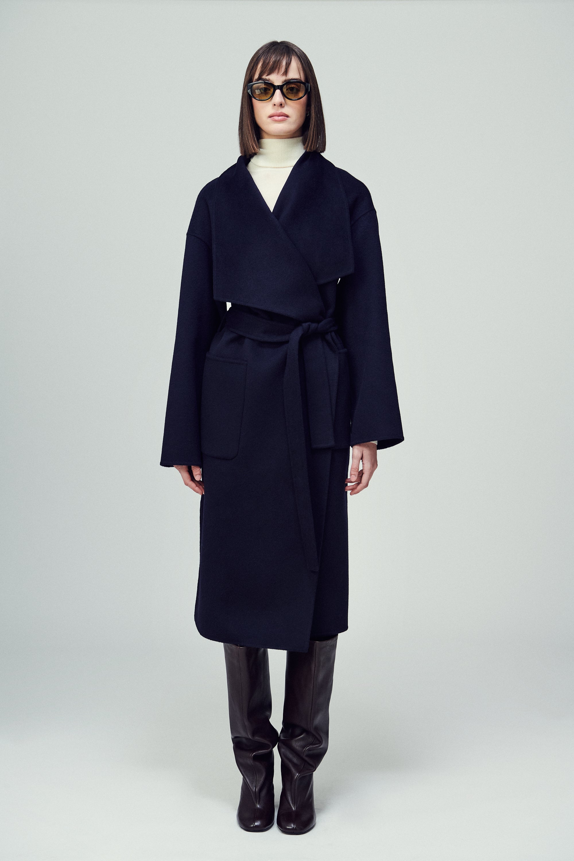 Helsinki Envelope Coat Midnight