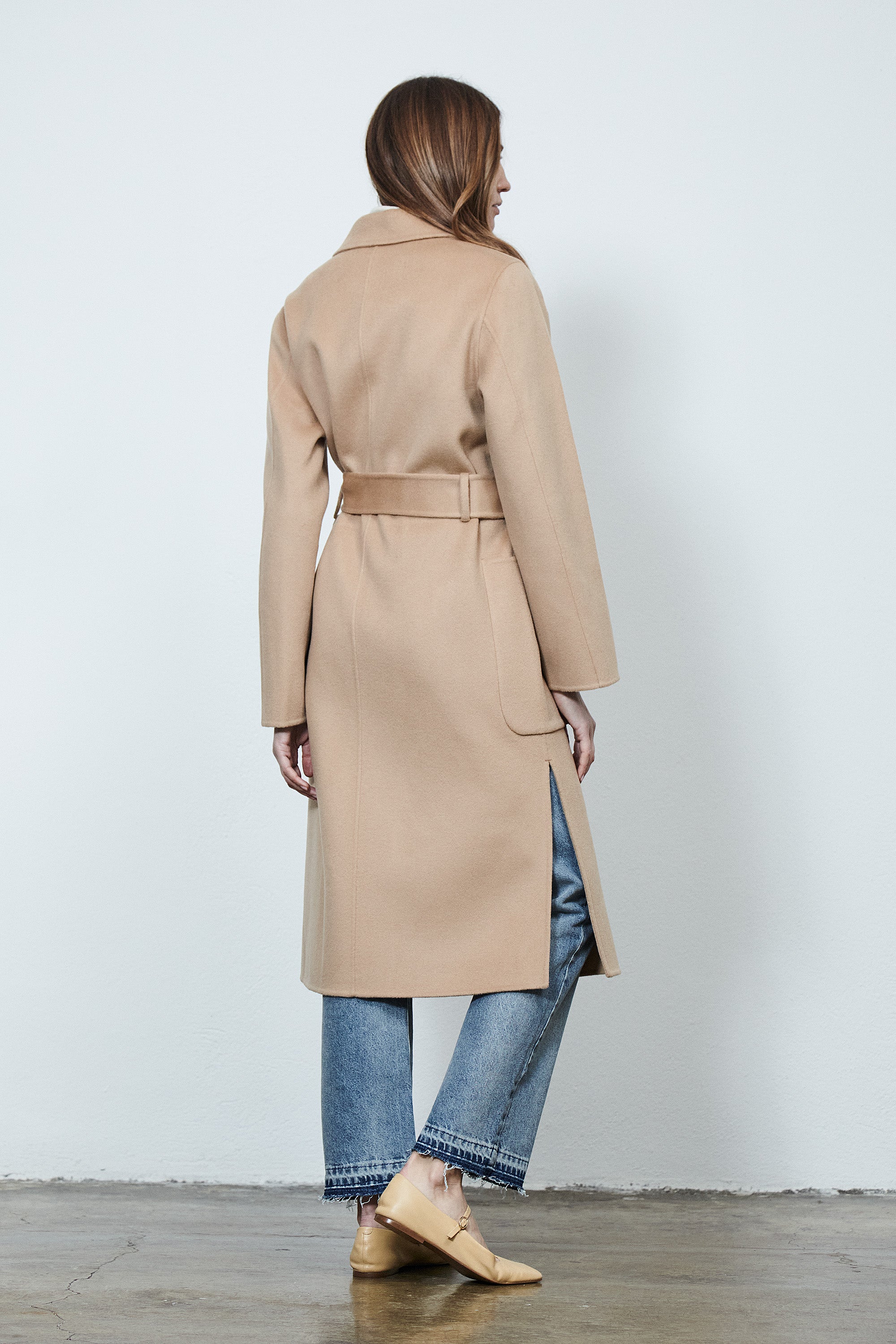 Milan Belted Coat Desert